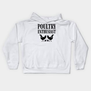 Poultry Enthusiast Farm Fun Kids Hoodie